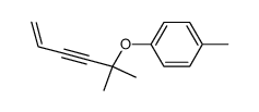 (1,1-dimethyl-pent-4-en-2-ynyl)-p-tolyl ether Structure