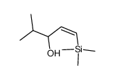 (Z)-4-Methyl-1-trimethylsilanyl-pent-1-en-3-ol结构式