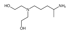 N4,N4-bis-(2-hydroxy-ethyl)-1-methyl-butanediyldiamine结构式