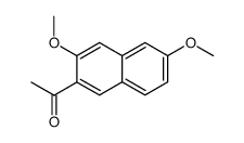 2-acetyl-3,6-dimethoxynaphthalene Structure
