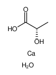 L-乳酸钙五水结构式