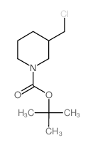 tert-butyl3-(chloromethyl)piperidine-1-carboxylate Structure