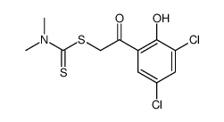 2-Hydroxy-3,5-dichlorophenacyl-N,N-dimethyldithiocarbamate Structure