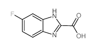 6-氟-1H-苯并咪唑-2-羧酸结构式