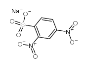 Benzenesulfonic acid,2,4-dinitro-, sodium salt (1:1) Structure