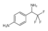 4-(1-氨基-2,2,2-三氟-乙基)-苯胺结构式