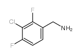 3-氯-2,4-二氟苄胺结构式