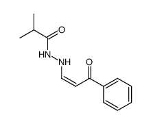 Isobutyric acid N'-((Z)-3-oxo-3-phenyl-propenyl)-hydrazide Structure