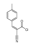 2-cyano-3-(4-methylphenyl)prop-2-enoyl chloride结构式