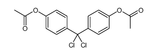 [4-[(4-acetyloxyphenyl)-dichloromethyl]phenyl] acetate结构式