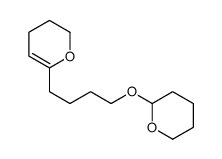 6-[4-(oxan-2-yloxy)butyl]-3,4-dihydro-2H-pyran结构式