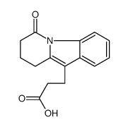 3-(6-oxo-8,9-dihydro-7H-pyrido[1,2-a]indol-10-yl)propanoic acid Structure