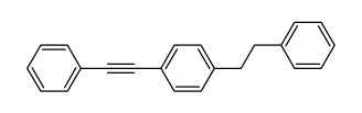 1-(2-Phenylethyl)-4-(phenylethynyl)benzene Structure