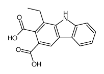 1-ethyl-9H-carbazole-2,3-dicarboxylic acid结构式