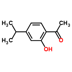1-(2-Hydroxy-4-isopropylphenyl)ethanone结构式