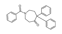 1-benzoyl-5,5-diphenylazepan-4-one Structure
