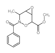 methyl 3-benzoyl-2-methyl-4,7-dioxa-3-azabicyclo[4.1.0]heptane-5-carboxylate Structure
