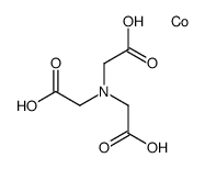 ammonium [N,N-bis(carboxymethyl)glycinato(3-)-N,O,O',O'']cobaltate(1-) Structure
