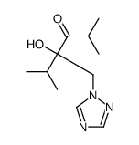 4-hydroxy-2,5-dimethyl-4-(1,2,4-triazol-1-ylmethyl)hexan-3-one结构式