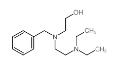 2-(benzyl-(2-diethylaminoethyl)amino)ethanol结构式