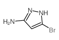 3-溴-1H-吡唑-5-胺结构式