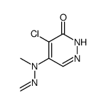 4-chloro-5-(1-methyl-2-methylenehydrazinyl)pyridazin-3(2H)-one结构式