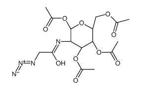 N-叠氮基乙酰氨基葡萄糖,乙酰化结构式