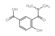 3-(dimethylcarbamoyl)-4-hydroxybenzoic acid Structure