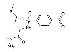 N-(4-nitro-benzenesulfonyl)-methionine hydrazide Structure
