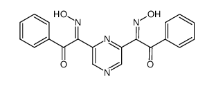 2,2'-diphenyl-1,1'-pyrazine-2,6-diyl-bis-ethanedione 1,1'-dioxime结构式