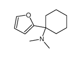 (1-furan-2-yl-cyclohexyl)-dimethyl-amine结构式