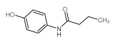 Butanamide,N-(4-hydroxyphenyl)- Structure