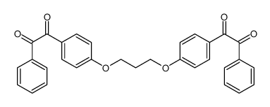 1-[4-[3-[4-(2-oxo-2-phenylacetyl)phenoxy]propoxy]phenyl]-2-phenylethane-1,2-dione结构式