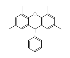 2,4,5,7-tetramethyl-9-phenyl-xanthene结构式