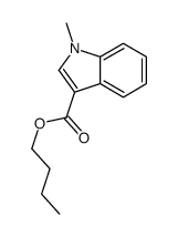 Butyl 1-methyl-1H-indole-3-carboxylate Structure