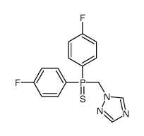 bis(4-fluorophenyl)-sulfanylidene-(1,2,4-triazol-1-ylmethyl)-λ5-phosphane结构式