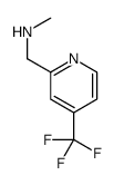 N-methyl-1-[4-(trifluoromethyl)pyridin-2-yl]methanamine Structure
