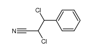2,3-dichloro-3-phenylpropanenitrile Structure