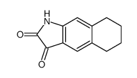 5,6,7,8-Tetrahydro-1H-benzo[f]indole-2,3-dione Structure
