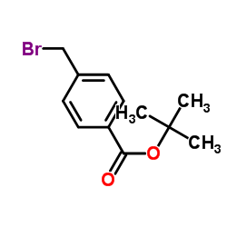 4-溴甲基苯甲酸叔丁酯结构式