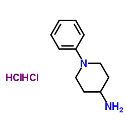 1-苯基哌啶-4-胺双盐酸盐结构式