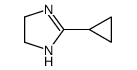 2-cyclopropyl-4,5-dihydro-1H-imidazole结构式