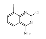 2-氯-8-碘喹唑啉-4-胺结构式