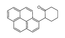 2-pyren-1-ylcyclohexan-1-one Structure