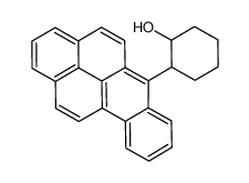 2-benzo[b]pyren-6-ylcyclohexan-1-ol结构式