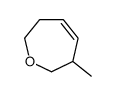 3-methyl-2,3,6,7-tetrahydrooxepine结构式
