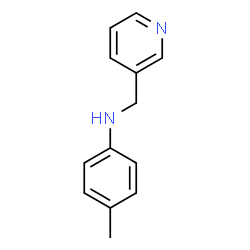 4-methyl-N-(pyridin-3-ylmethyl)aniline结构式