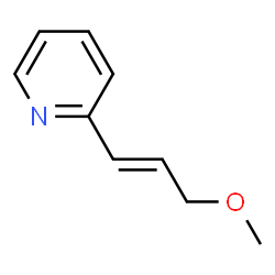 Pyridine, 2-(3-methoxy-1-propenyl)-, (E)- (9CI)结构式
