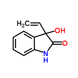 3-Hydroxy-3-vinyl-1,3-dihydro-2H-indol-2-one结构式
