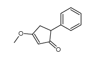 3-methoxy-5-phenyl-2-cyclopentenone Structure